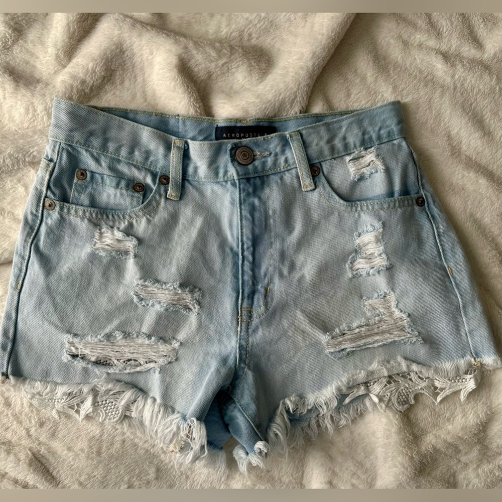Aeropostal women’s denim shorts